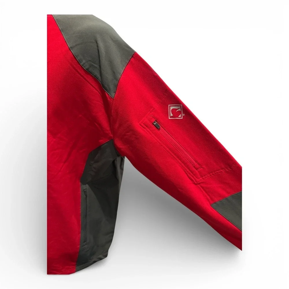 Dri-Duck 5309 Baseline Softshell Jacket Men's 3XL‎ Red Gray Wind Water Resistant